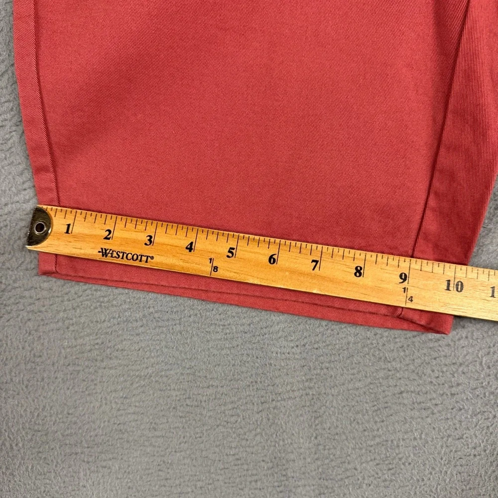 J.Crew Shorts Mens 32 Red Rivington Chino 100% Cotton Twill Preppy NWT New
